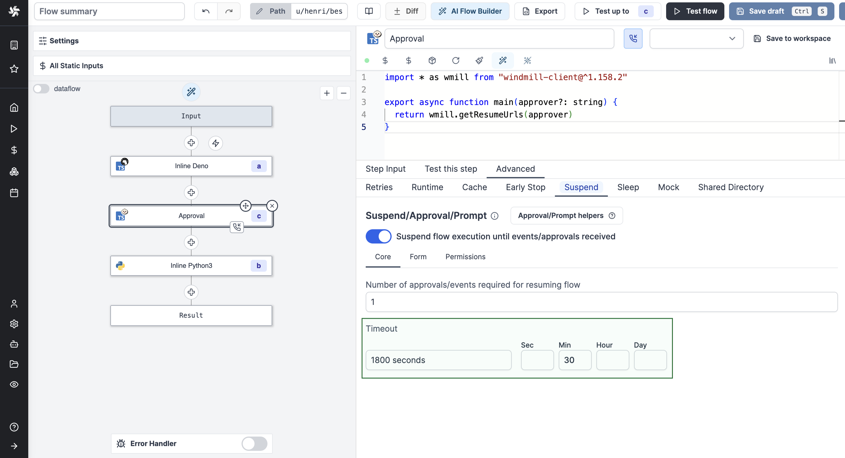 Approval Timeout Approval Timeout